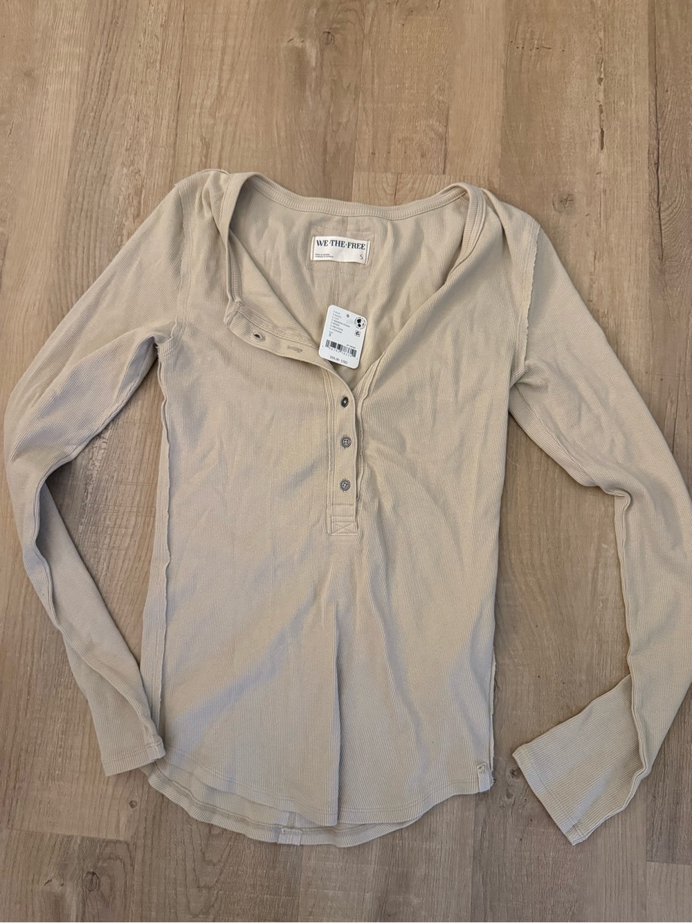 Free people Henley long sleeve
